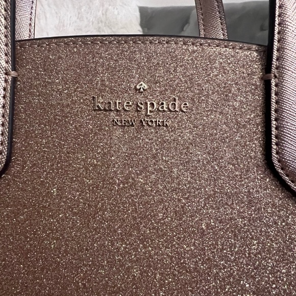 Kate Spade Rose Gold Glitter Shoulder Bag and Wallet - NWOT - Picture 3 of 11
